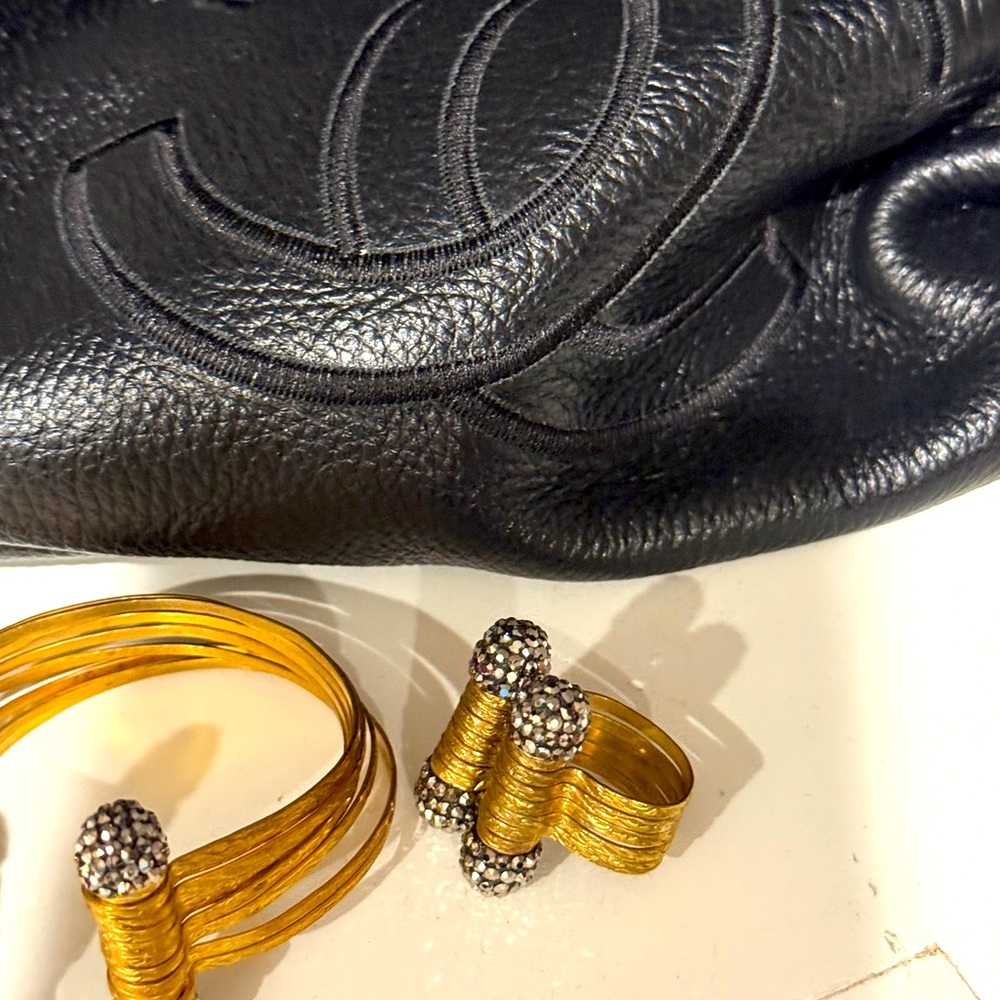 Unique bracelet and ring set